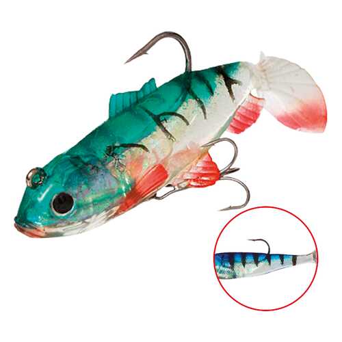 Виброхвост оснащенный Mikado Crystal Fish WXH-63 6 см, 41, 2 шт. в Экспедиция