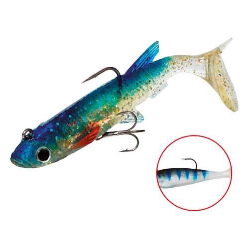 Виброхвост оснащенный Mikado Crystal Fish WXH-65 8 см, 132, 2 шт. в Экспедиция