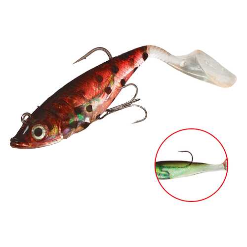 Виброхвост оснащенный Mikado Crystal Fish WXH-66 14 см, 73, 2 шт. в Экспедиция