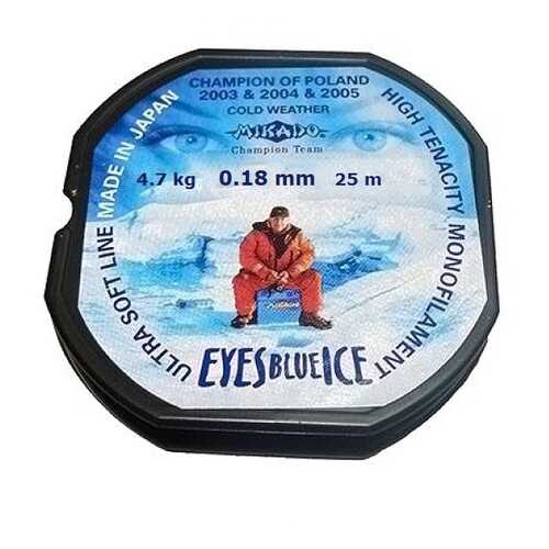 Леска монофильная Mikado Eyes Blue Ice 0,18 мм, 25 м, 4,7 кг в Экспедиция