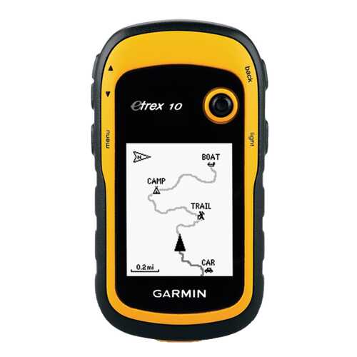 Туристический навигатор Garmin eTrex 10 желтый/черный в Экспедиция