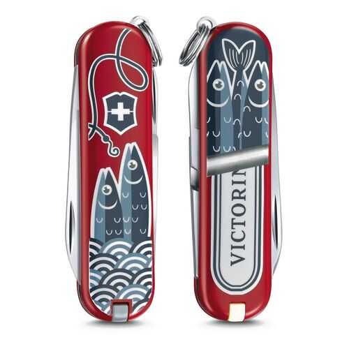 Мультитул-брелок Victorinox 0.6223.L1901 Sardine Can в Экспедиция