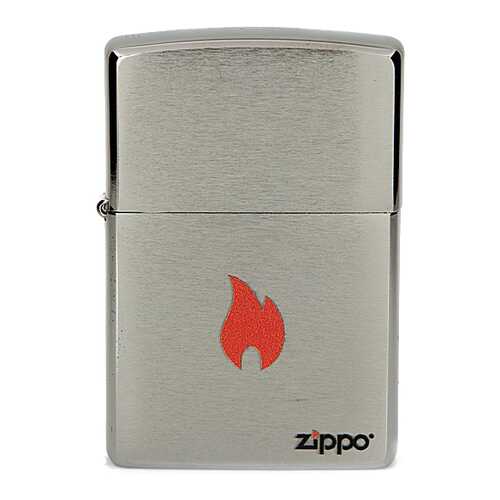 Зажигалка Zippo №200 Flame Brushed Chrome в Экспедиция