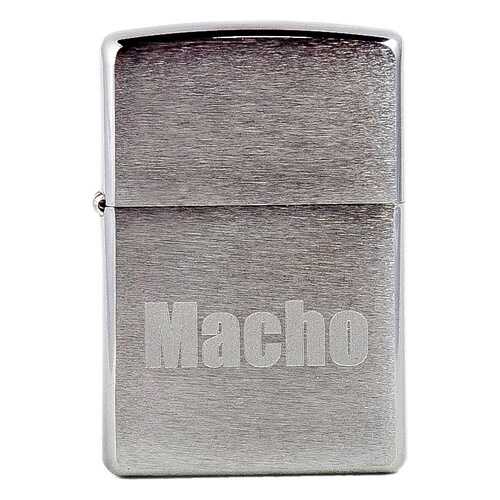 Зажигалка Zippo №200 Macho Brushed Chrome в Экспедиция