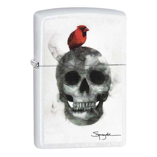 Зажигалка Zippo Skull Spazuk White Matte в Экспедиция