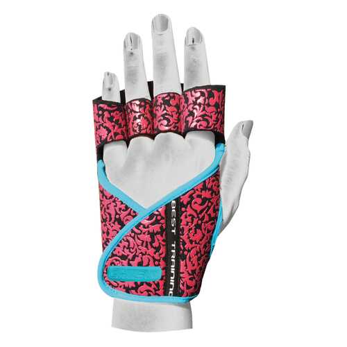 Перчатки для фитнеса Chiba Lady Motivation Glove, розовые/черные/голубые, S в Экспедиция