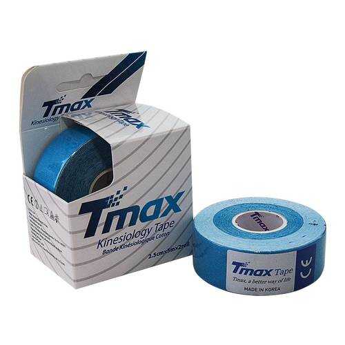 Кинезио тейп Tmax Extra Sticky 2.5x5 (2 шт.), -, синий, хлопок - 96%, спандекс - 4% в Экспедиция