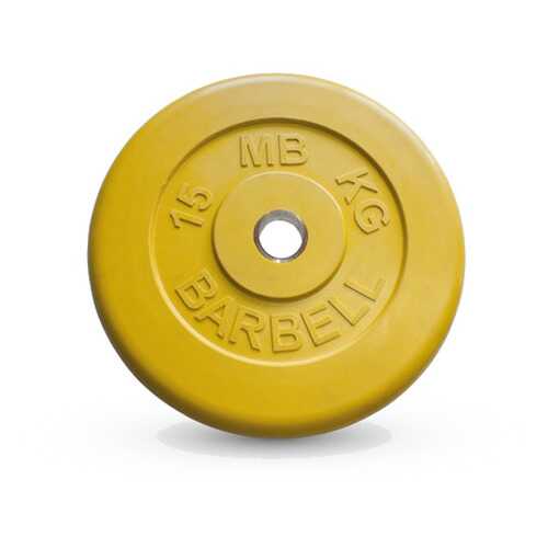 Barbell d 31 мм цветной 15,0 кг (желтый) в Экспедиция