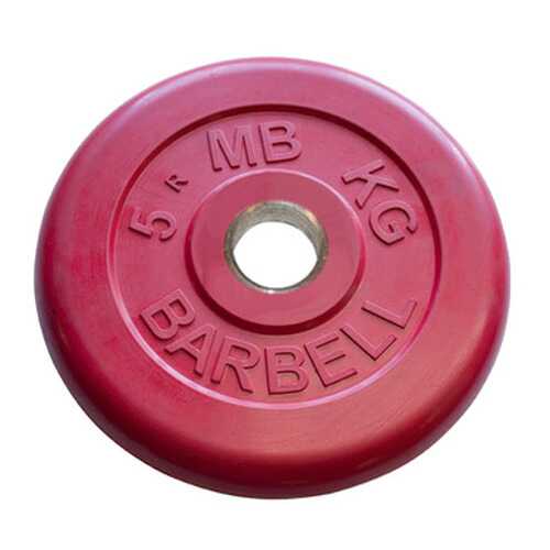 Barbell d 31 мм цветной 5,0 кг (красный) в Экспедиция