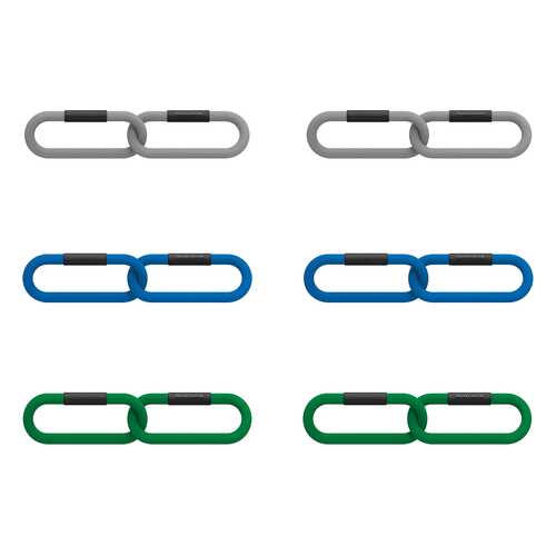 Цепи Reaxing для фитнеса Reax Chain 2 звена, комплект 6шт., 1,2,3 кг по 2шт. в Экспедиция