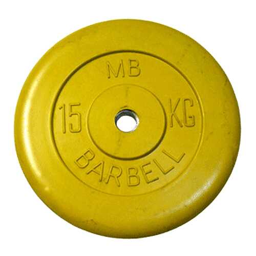 Диск для штанги Mb Barbell Atlet 10214 15 кг, 31 мм в Экспедиция