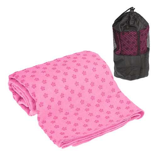 C28849-4 Полотенце для Йоги 183х63 (розовое) с сумкой для переноски в Экспедиция