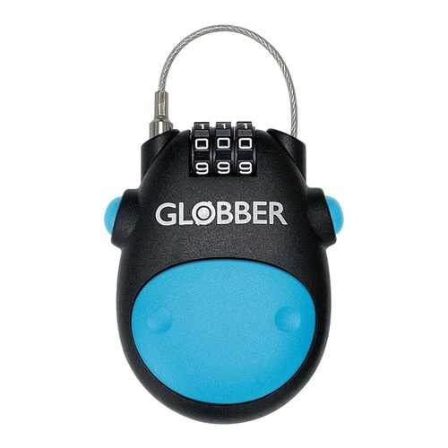 Замок-трос Globber Lock, голубой в Экспедиция