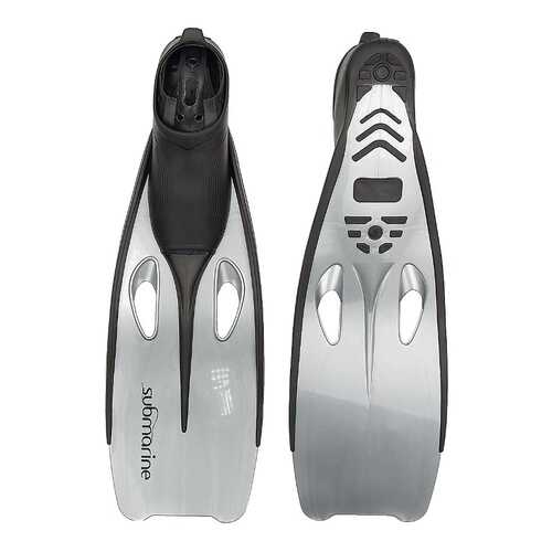 Ласты для плавания Submarine Groove DRN-F3110, размер 40-41, серые в Экспедиция