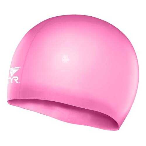 Шапочка для плавания TYR Wrinkle Free Junior Silicone Swim Cap 693 fl pink в Экспедиция