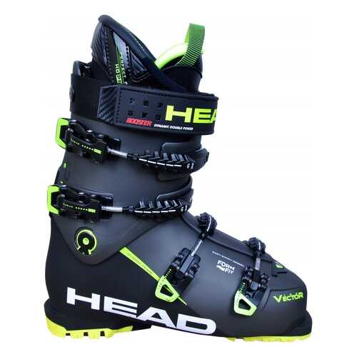 Горнолыжные ботинки HEAD Vector Evo 130 S 2018, anthracite/black/neon yellow, 30 в Экспедиция